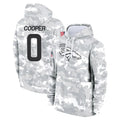 tocy D.Broncos #0 Jonathon Cooper Player Arctic Camo Salute to Service Hoodies Limited Game Stitched Jerseys