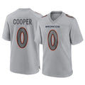 tocy D.Broncos #0 Jonathon Cooper Player Gray Atmosphere Fashion Limited Game Stitched Jerseys