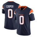tocy D.Broncos #0 Jonathon Cooper Player Navy Limited Vapor F.U.S.E. Home Game Stitched Jerseys