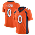 tocy D.Broncos #0 Jonathon Cooper Player Orange Color Vapor Untouchable Limited Game Stitched Jerseys