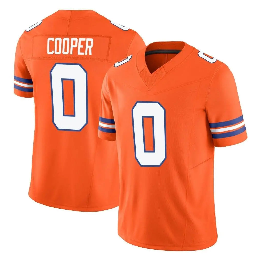 tocy D.Broncos #0 Jonathon Cooper Player Orange Limited Alternate Vapor F.U.S.E. Throwback Game Stitched Jerseys