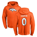 tocy D.Broncos #0 Jonathon Cooper Player Orange Pullover Hoodie Limited Stitched Jerseys
