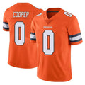 tocy D.Broncos #0 Jonathon Cooper Player Orange Vapor Untouchable Limited Home Game Stitched Jerseys