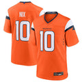 tocy D.Broncos #10 Bo Nix Orange 2024 Draft First Round Pick Player Game Jersey American Stitched Jerseys
