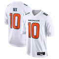 tocy D.Broncos #10 Bo Nix Player White Fashion Limited Game Stitched Jerseys