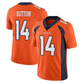 tocy D.Broncos #14 Courtland Sutton Player Orange Color Vapor Untouchable Limited Game Stitched Jerseys