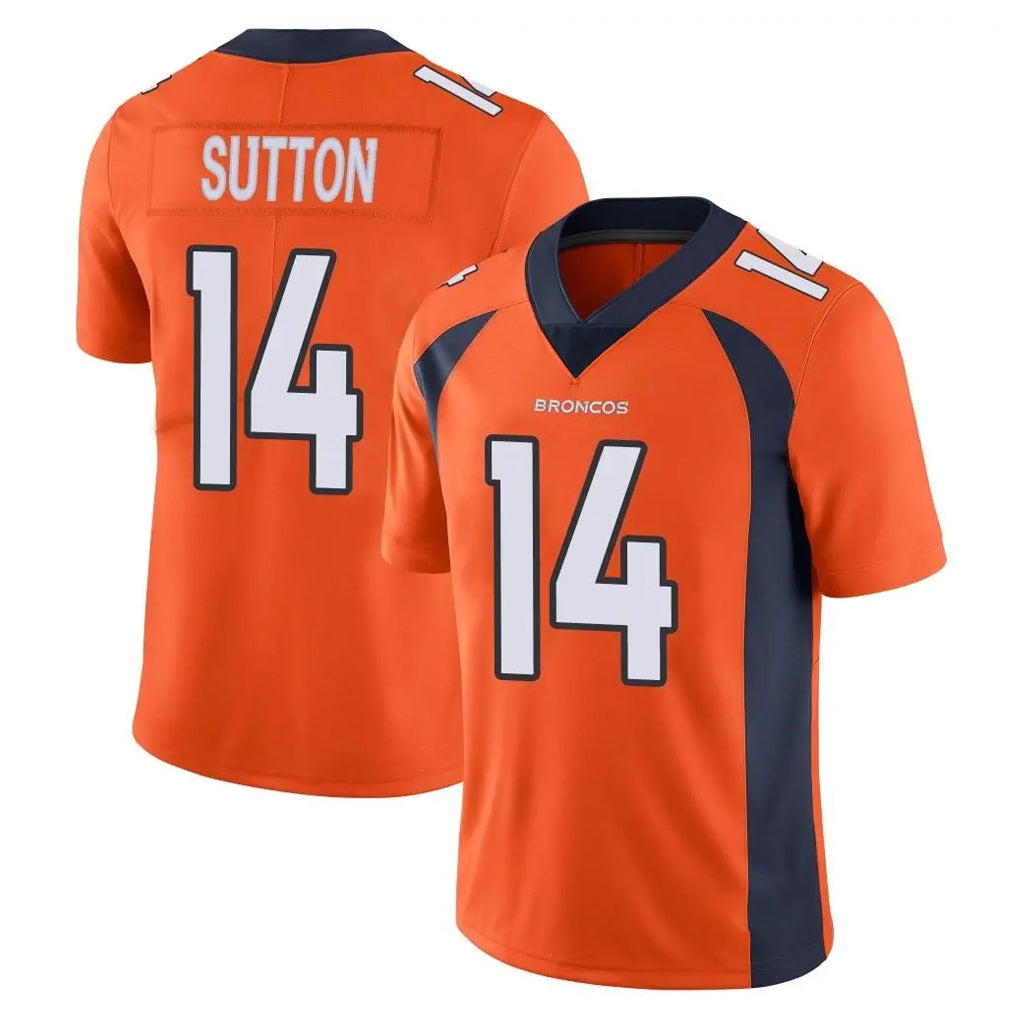 tocy D.Broncos #14 Courtland Sutton Player Orange Color Vapor Untouchable Limited Game Stitched Jerseys