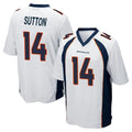 tocy D.Broncos #14 Courtland Sutton Player White Game Stitched Jerseys