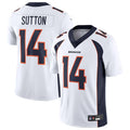 tocy D.Broncos #14 Courtland Sutton Player White Replica Game Stitched Jerseys