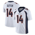 tocy D.Broncos #14 Courtland Sutton Player White Vapor Untouchable Limited Home Game Stitched Jerseys