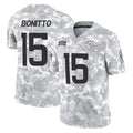 tocy D.Broncos #15 Nik Bonitto Player Arctic Camo Salute To Service Limited Stitched Jerseys