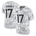 tocy D.Broncos #17 Jaylen Waddle Player Arctic Camo Salute To Service Limited Stitched Jerseys