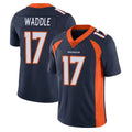 tocy D.Broncos #17 Jaylen Waddle Player Navy Vapor Untouchable Limited Game Stitched Jerseys