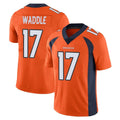 tocy D.Broncos #17 Jaylen Waddle Player Orange Color Vapor Untouchable Limited Game Stitched Jerseys