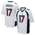 tocy D.Broncos #17 Jaylen Waddle Player White Game Stitched Jerseys