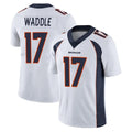 tocy D.Broncos #17 Jaylen Waddle Player White Vapor Untouchable Limited Home Game Stitched Jerseys