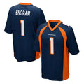 tocy D.Broncos #1 Evan Engram Player Navy Game Stitched Jerseys