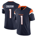 tocy D.Broncos #1 Evan Engram Player Navy Limited Vapor F.U.S.E. Home Game Stitched Jerseys