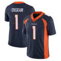 tocy D.Broncos #1 Evan Engram Player Navy Vapor Untouchable Limited Game Stitched Jerseys