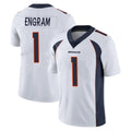 tocy D.Broncos #1 Evan Engram Player White Vapor Untouchable Limited Home Game Stitched Jerseys