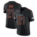 tocy D.Broncos #21 Riley Moss Player Black Impact Limited Game Stitched Jerseys