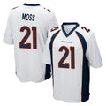 tocy D.Broncos #21 Riley Moss Player White Game Stitched Jerseys