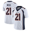 tocy D.Broncos #21 Riley Moss Player White Vapor Untouchable Limited Home Game Stitched Jerseys