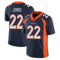 tocy D.Broncos #22 Brandon Jones Player Navy Vapor Untouchable Limited Game Stitched Jerseys