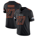 tocy D.Broncos #27 J.K. Dobbins Player Black Impact Limited Game Stitched Jerseys