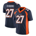 tocy D.Broncos #27 J.K. Dobbins Player Navy Vapor Untouchable Limited Game Stitched Jerseys