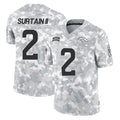 tocy D.Broncos #2 Pat Surtain II Player Arctic Camo Salute To Service Limited Stitched Jerseys