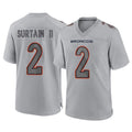 tocy D.Broncos #2 Pat Surtain II Player Gray Atmosphere Fashion Limited Game Stitched Jerseys