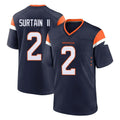 tocy D.Broncos #2 Pat Surtain II Player Navy Home Game Stitched Jerseys