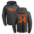 tocy D.Broncos #34 JL Skinner Player Ash One Color Pullover Hoodie Limited Stitched Jerseys
