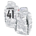 tocy D.Broncos #41 Drew Sanders Player Arctic Camo Salute to Service Hoodies Limited Game Stitched Jerseys
