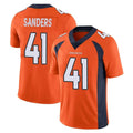 tocy D.Broncos #41 Drew Sanders Player Orange Color Vapor Untouchable Limited Game Stitched Jerseys