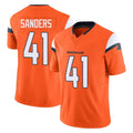 tocy D.Broncos #41 Drew Sanders Player Orange Vapor F.U.S.E. Limited Home Game Stitched Jerseys