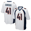 tocy D.Broncos #41 Drew Sanders Player White Game Stitched Jerseys
