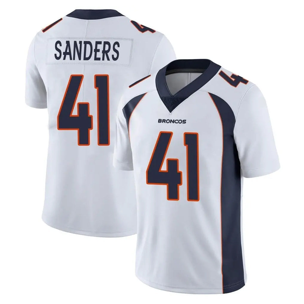 tocy D.Broncos #41 Drew Sanders Player White Vapor Untouchable Limited Home Game Stitched Jerseys