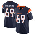 tocy D.Broncos #69 Mike McGlinchey Player Navy Limited Vapor F.U.S.E. Home Game Stitched Jerseys