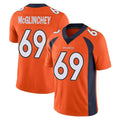 tocy D.Broncos #69 Mike McGlinchey Player Orange Color Vapor Untouchable Limited Game Stitched Jerseys