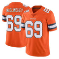 tocy D.Broncos #69 Mike McGlinchey Player Orange Vapor Untouchable Limited Home Game Stitched Jerseys