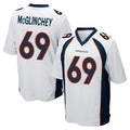 tocy D.Broncos #69 Mike McGlinchey Player White Game Stitched Jerseys