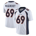 tocy D.Broncos #69 Mike McGlinchey Player White Vapor Untouchable Limited Home Game Stitched Jerseys