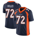 tocy D.Broncos #72 Garett Bolles Player Navy Vapor Untouchable Limited Game Stitched Jerseys