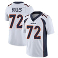 tocy D.Broncos #72 Garett Bolles Player White Vapor Untouchable Limited Home Game Stitched Jerseys