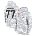 tocy D.Broncos #77 Quinn Meinerz Player Arctic Camo Salute to Service Hoodies Limited Game Stitched Jerseys