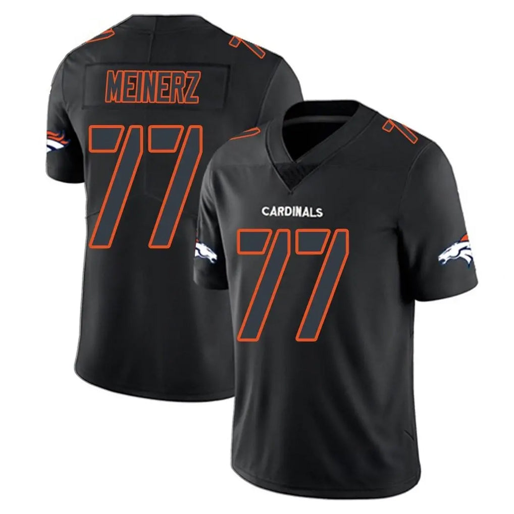 tocy D.Broncos #77 Quinn Meinerz Player Black Impact Limited Game Stitched Jerseys