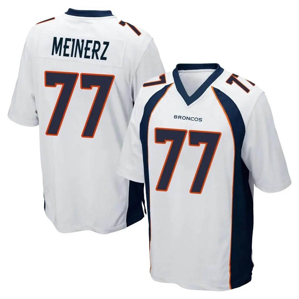 tocy D.Broncos #77 Quinn Meinerz Player White Game Stitched Jerseys