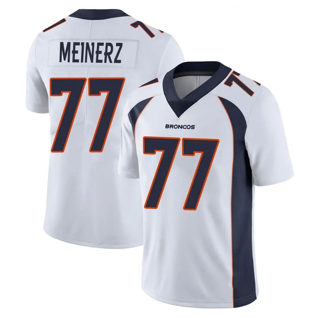 tocy D.Broncos #77 Quinn Meinerz Player White Vapor Untouchable Limited Home Game Stitched Jerseys
